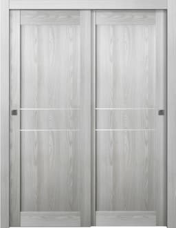 AVON 07 2HN RIBEIRA ASH BYPASS BELLDINNI MODERN INTERIOR DOOR - 1