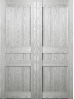 AVON 07 2R RIBEIRA ASH DOUBLE BARN BELLDINNI MODERN INTERIOR DOOR - 2