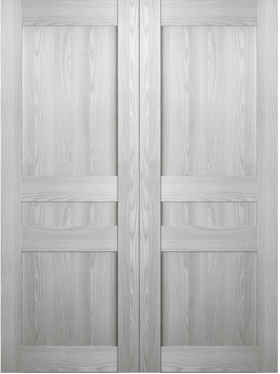 AVON 07 2R RIBEIRA ASH DOUBLE BARN BELLDINNI MODERN INTERIOR DOOR - 2