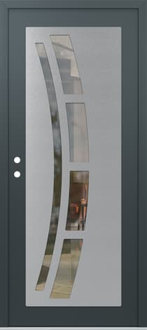 Modern Steel Front Door Diamond C12 - 1