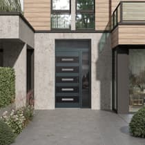 Modern Steel Front Door Diamond D9 - 9