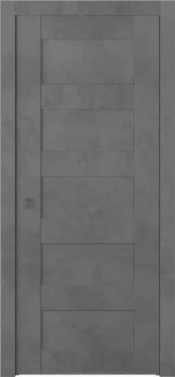 AVON 07 4R DARK URBAN POCKET BELLDINNI MODERN INTERIOR DOOR - 1