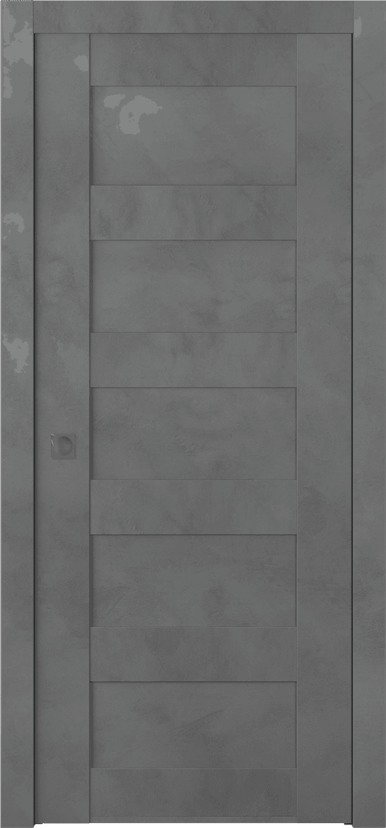 AVON 07 4R DARK URBAN POCKET BELLDINNI MODERN INTERIOR DOOR - 1