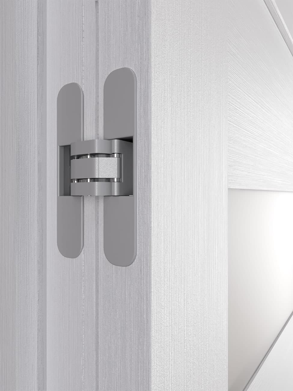 ROMI VETRO BIANCO NOBLE DOUBLE BELLDINNI MODERN INTERIOR DOOR - 3
