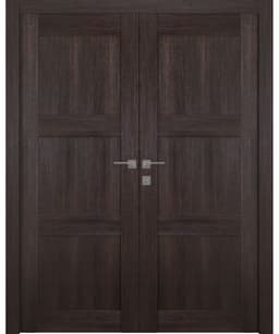 AVON 07 2RN VERALINGA OAK DOUBLE BELLDINNI MODERN INTERIOR DOOR - 1