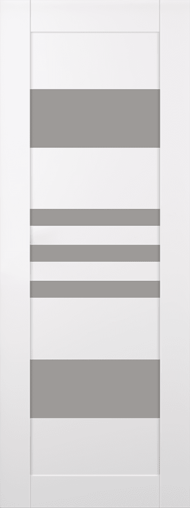 LETI VETRO BIANCO NOBLE SLAB BELLDINNI MODERN INTERIOR DOOR - 1