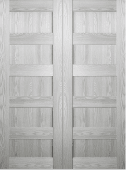 AVON 07 4R RIBEIRA ASH DOUBLE BARN BELLDINNI MODERN INTERIOR DOOR - 2