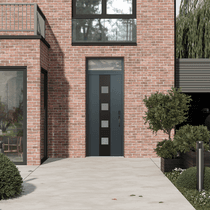 Modern Steel Front Door Diamond A12 - 4