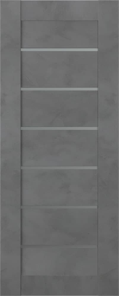 AVON 07-02 VETRO DARK URBAN SLAB BELLDINNI MODERN INTERIOR DOOR - 1