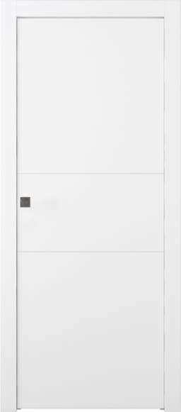 PALLADIO 2H BIANCO NOBLE POCKET BELLDINNI MODERN INTERIOR DOOR - 1