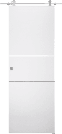 SMART PRO 2H POLAR WHITE BARN BELLDINNI MODERN INTERIOR DOOR - 1