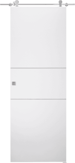 SMART PRO 2H POLAR WHITE BARN BELLDINNI MODERN INTERIOR DOOR - 1