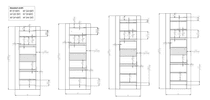 AVON 07-03 VETRO LIGHT URBAN SLAB BELLDINNI MODERN INTERIOR DOOR - 2