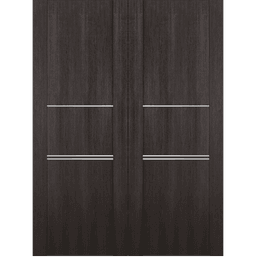 AVON 01 3H VERALINGA OAK BYPASS DOORS BELLDINNI MODERN INTERIOR DOOR - 2