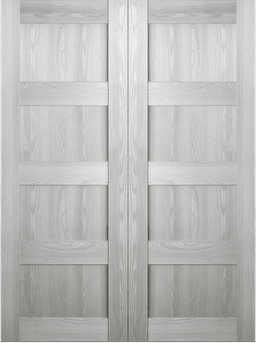 AVON 07 3R RIBEIRA ASH DOUBLE BARN BELLDINNI MODERN INTERIOR DOOR - 2