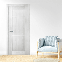 AVON 07 4H RIBEIRA ASH DOUBLE BELLDINNI MODERN INTERIOR DOOR - 2