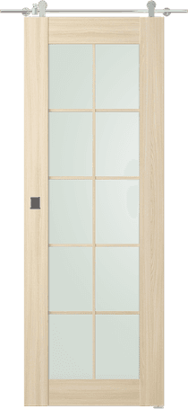 AVON 10 LITE VETRO LOIRE ASH BARN BELLDINNI MODERN INTERIOR DOOR - 1