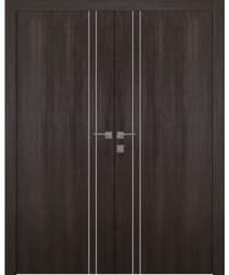 OPTIMA 2V VERALINGA OAK DOUBLE BELLDINNI MODERN INTERIOR DOOR - 1