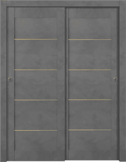 AVON 07 4H GOLD DARK URBAN BYPASS BELLDINNI MODERN INTERIOR DOOR - 1