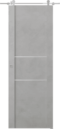 AVON 01 2H LIGHT URBAN BARN BELLDINNI MODERN INTERIOR DOOR - 1