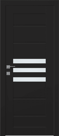 DOME VETRO BLACK MATTE SWING BELLDINNI MODERN INTERIOR DOOR - 1