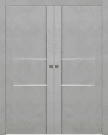 AVON 01 3H LIGHT URBAN DOUBLE POCKET DOORS BELLDINNI MODERN INTERIOR DOOR - 1