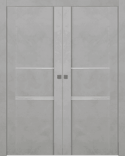 AVON 01 3H LIGHT URBAN DOUBLE POCKET DOORS BELLDINNI MODERN INTERIOR DOOR - 1