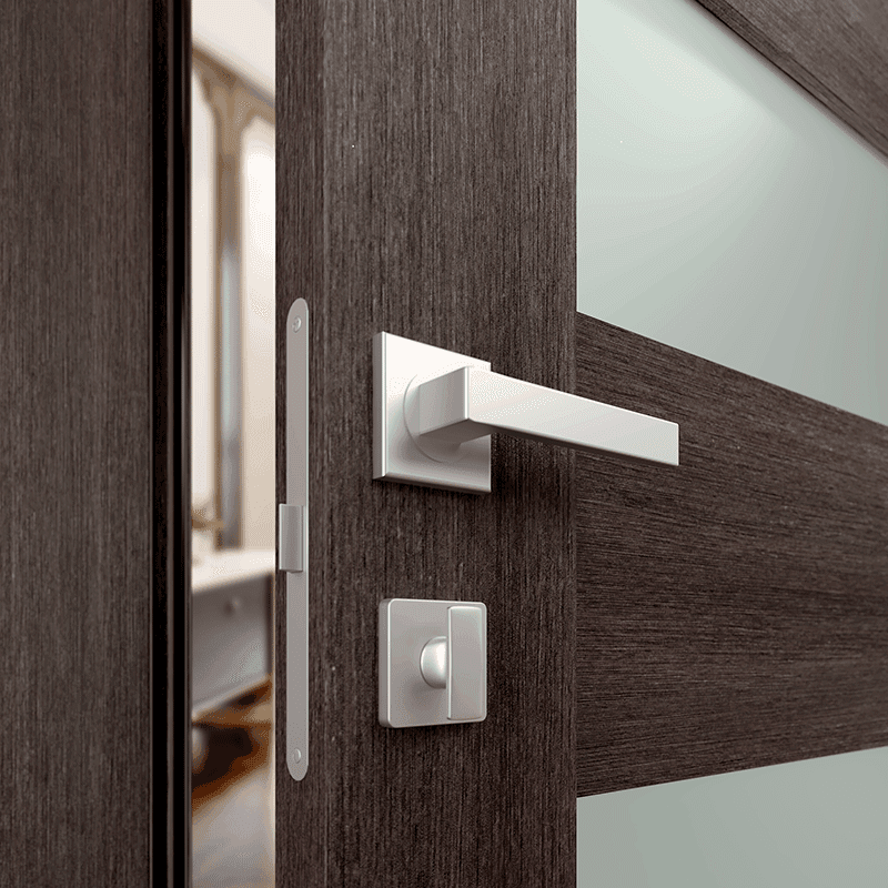 AVON 07-07 VETRO VERALINGA OAK INVISIBLE METAL FRAME BELLDINNI MODERN INTERIOR DOOR - 3