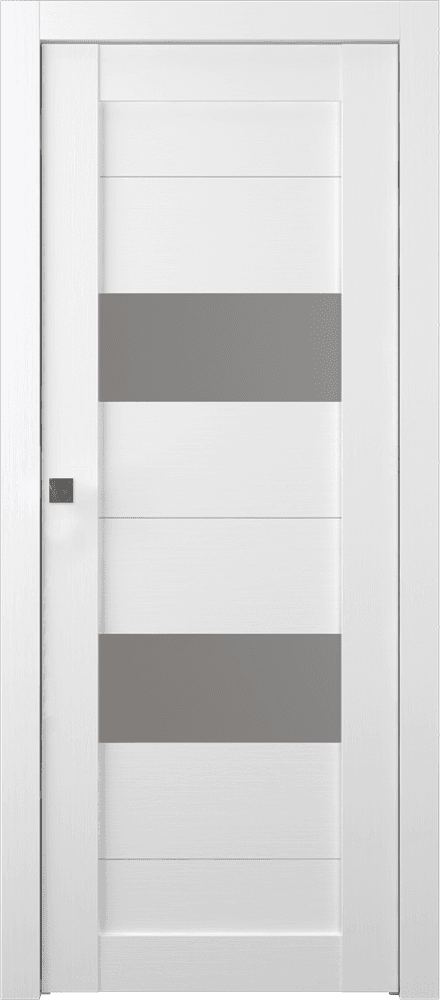 BERTA VETRO BIANCO NOBLE POCKET BELLDINNI MODERN INTERIOR DOOR - 1