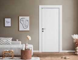 PALLADIO 2V BIANCO NOBLE DOUBLE POCKET BELLDINNI MODERN INTERIOR DOOR - 3
