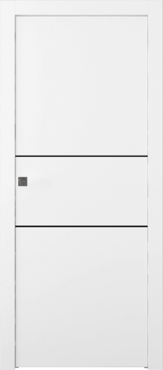 PALLADIO 2H BLACK BIANCO NOBLE POCKET DOORS BELLDINNI MODERN INTERIOR DOOR - 1