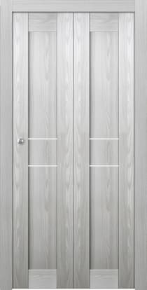 AVON 07 2HN RIBEIRA ASH BI-FOLD BELLDINNI MODERN INTERIOR DOOR - 1