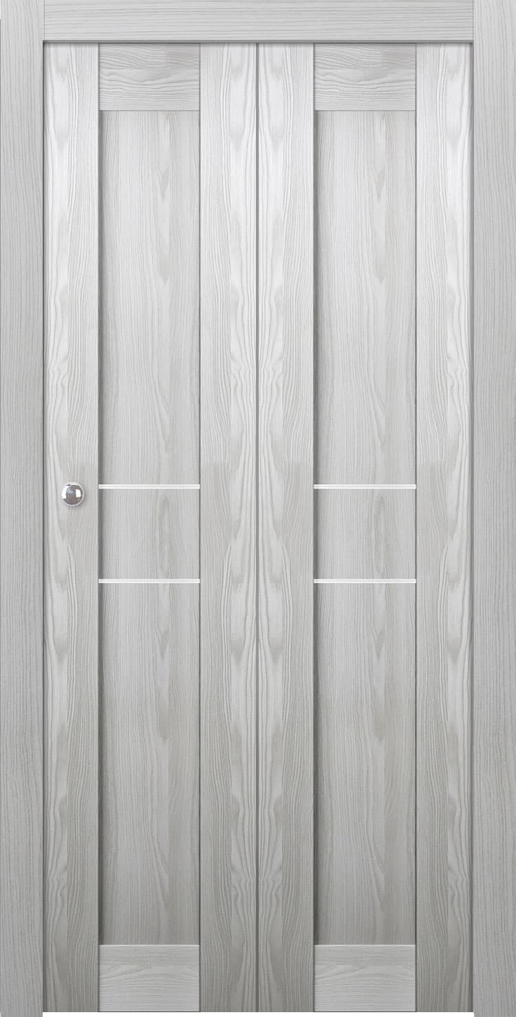 AVON 07 2HN RIBEIRA ASH BI-FOLD BELLDINNI MODERN INTERIOR DOOR - 1