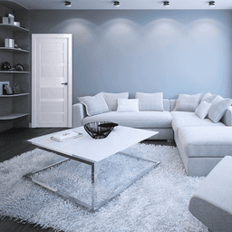 KINA VETRO BIANCO NOBLE SWING DOORS BELLDINNI MODERN INTERIOR DOOR - 2