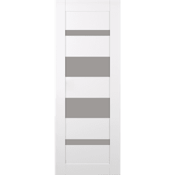 MIRELLA VETRO SNOW WHITE SWING BELLDINNI MODERN INTERIOR DOOR - 2