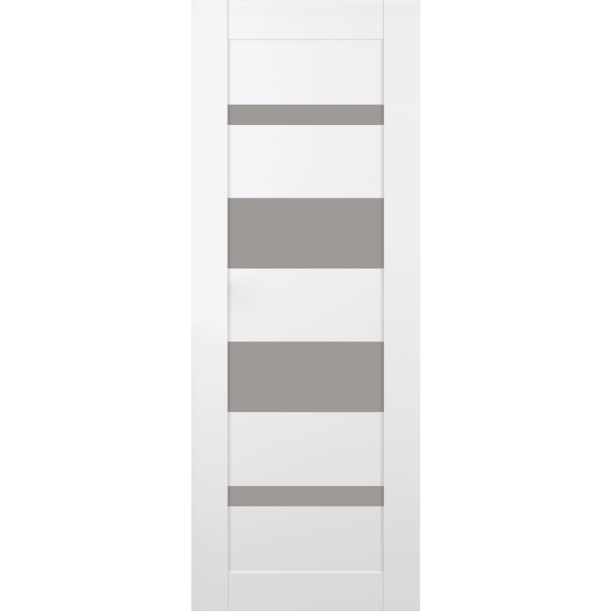 MIRELLA VETRO SNOW WHITE SWING BELLDINNI MODERN INTERIOR DOOR - 2