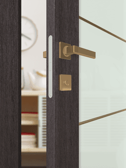 AVON 202 4H GOLD STRIPS VETRO VERALINGA OAK DOUBLE DOORS BELLDINNI MODERN INTERIOR DOOR - 2