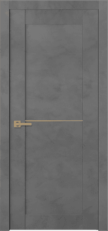 AVON 07 1H GOLD DARK URBAN SWING BELLDINNI MODERN INTERIOR DOOR - 1