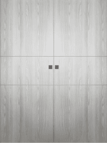 OPTIMA 2H RIBEIRA ASH DOUBLE MAGIC BELLDINNI MODERN INTERIOR DOOR - 1