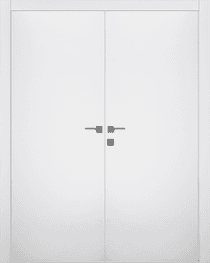 OPTIMA SNOW WHITE DOUBLE BELLDINNI MODERN INTERIOR DOOR - 1