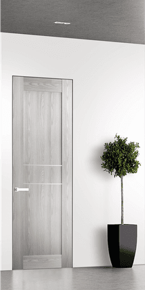 AVON 07 2HN RIBEIRA ASH INVISIBLE METAL FRAME BELLDINNI MODERN INTERIOR DOOR - 1