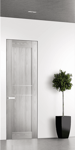 AVON 07 2HN RIBEIRA ASH INVISIBLE METAL FRAME BELLDINNI MODERN INTERIOR DOOR - 1