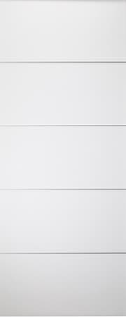 OPTIMA 4H SNOW WHITE SLAB BELLDINNI MODERN INTERIOR DOOR - 1