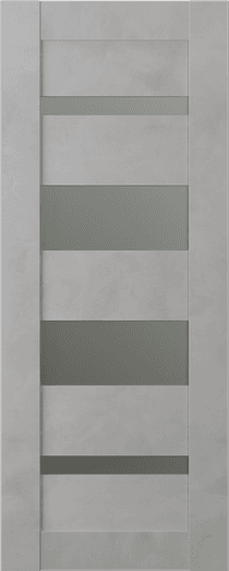 AVON 07-01 VETRO LIGHT URBAN SLAB BELLDINNI MODERN INTERIOR DOOR - 1