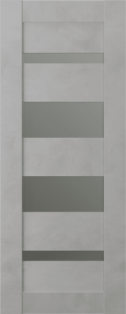 AVON 07-01 VETRO LIGHT URBAN SLAB BELLDINNI MODERN INTERIOR DOOR - 1