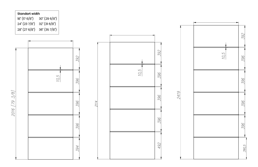 ARVIKA POLAR WHITE DOUBLE MAGIC BELLDINNI MODERN INTERIOR DOOR - 6