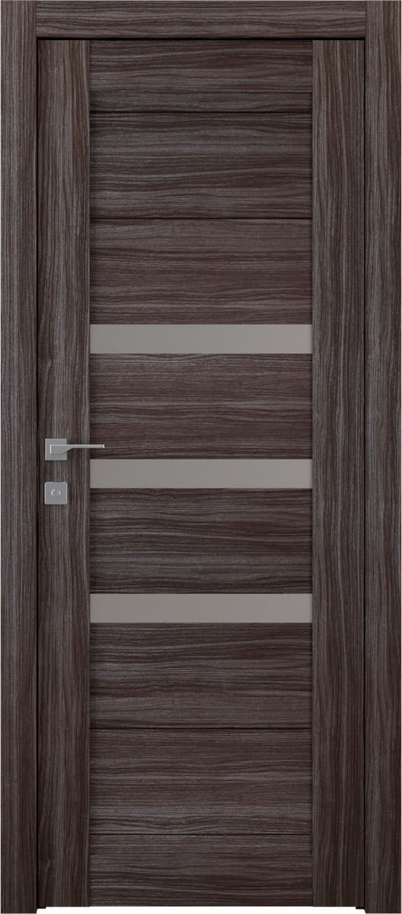 DORA VETRO GRAY OAK SWING BELLDINNI MODERN INTERIOR DOOR - 1