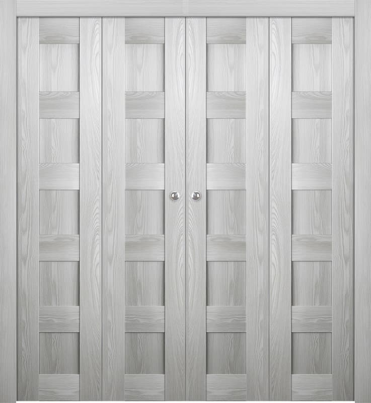 AVON 07 4R RIBEIRA ASH DOUBLE BI-FOLD BELLDINNI MODERN INTERIOR DOOR - 1