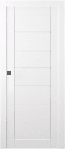 ALDA SNOW WHITE POCKET BELLDINNI MODERN INTERIOR DOOR - 1