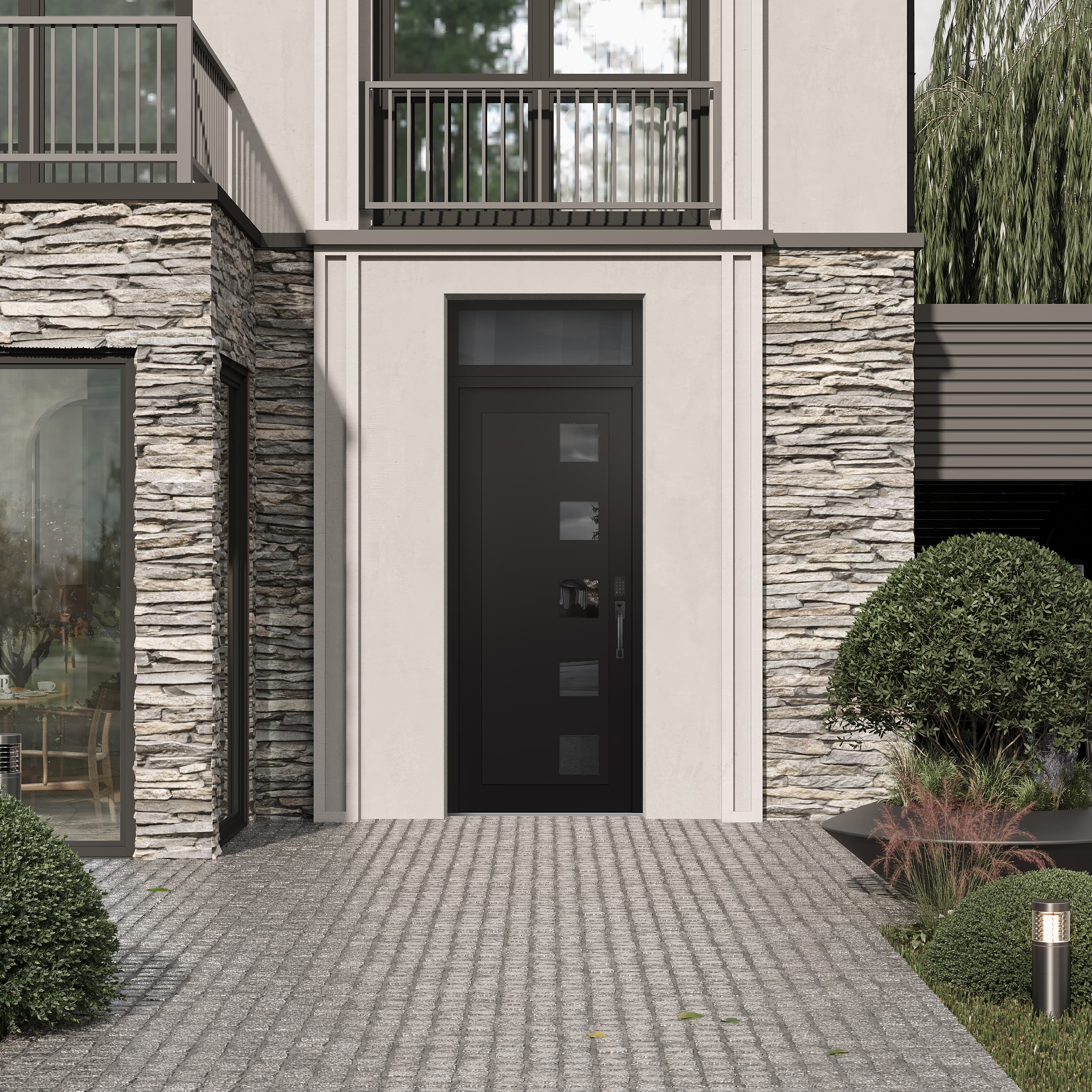 Modern Steel Front Door Diamond C5 - 5